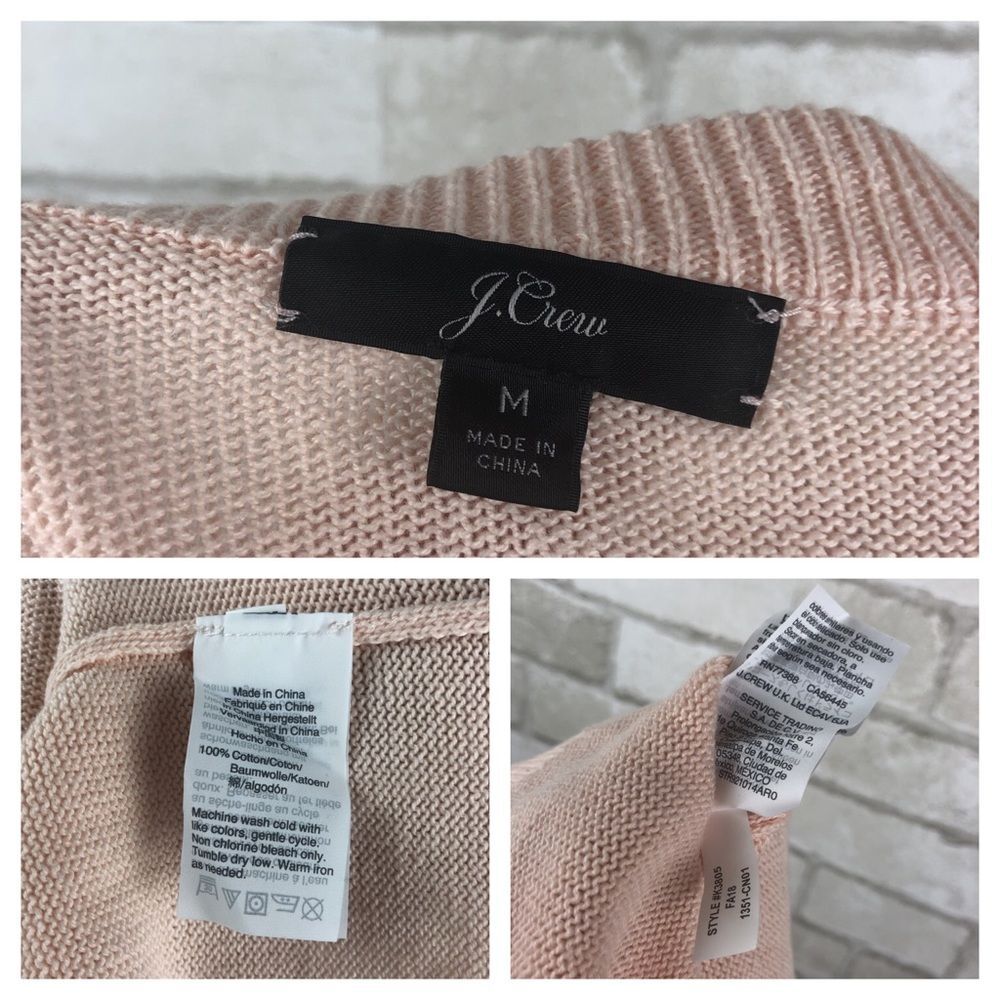 J. Crew Ruffle Cuff Sweater Size M - Picture 8 of 8